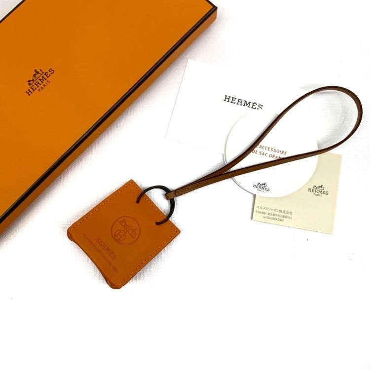 HERMES エルメス サックオランジュ ショッパー バッグチャーム Y刻印