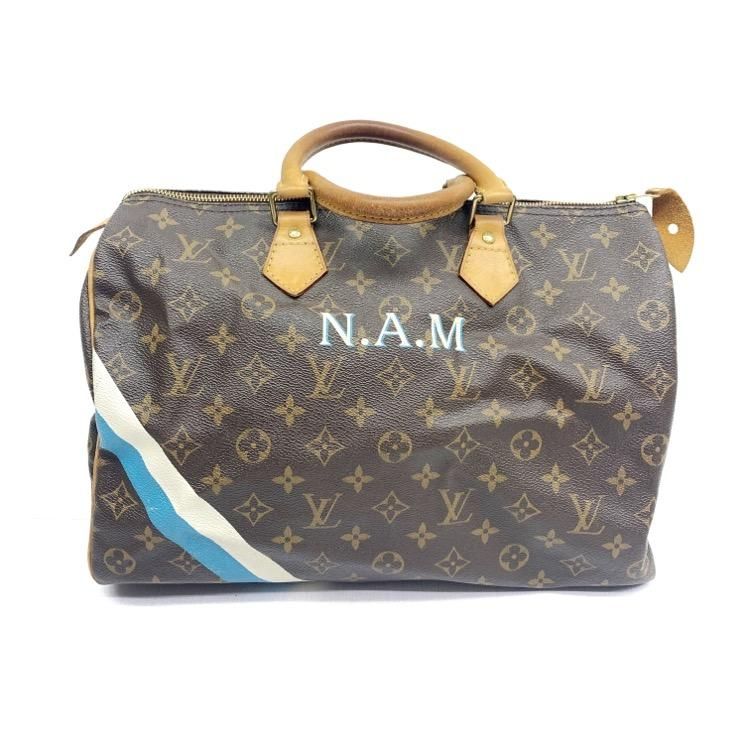 LOUIS VUITTON 륤ȥ ԡǥ 35 Υ ϥ Хå 췿 ֥饦 M41524