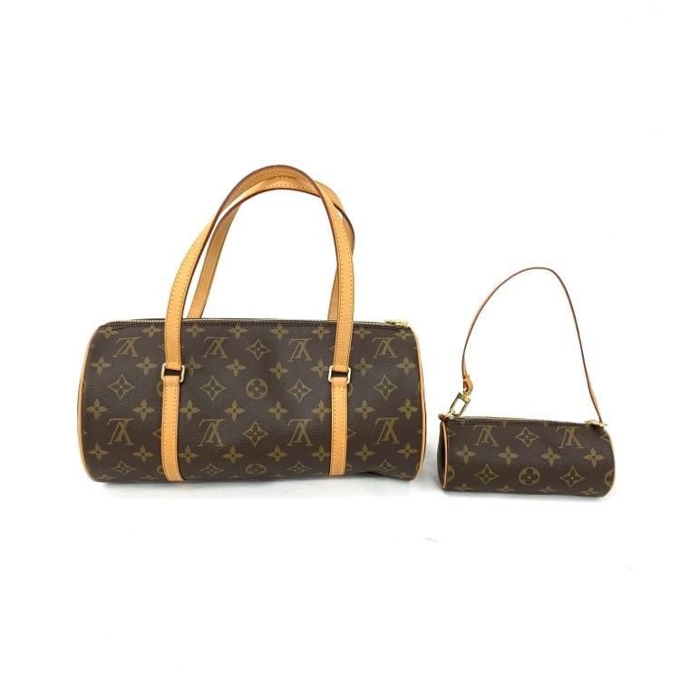 LOUIS VUITTON パピヨン30 GM ハンドバッグ モノグラム最大約40ポーチ