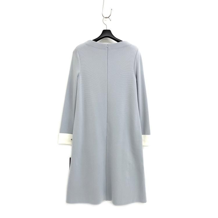 FOXEY フォクシー ニットドレス レターF ワンピース グレースウール