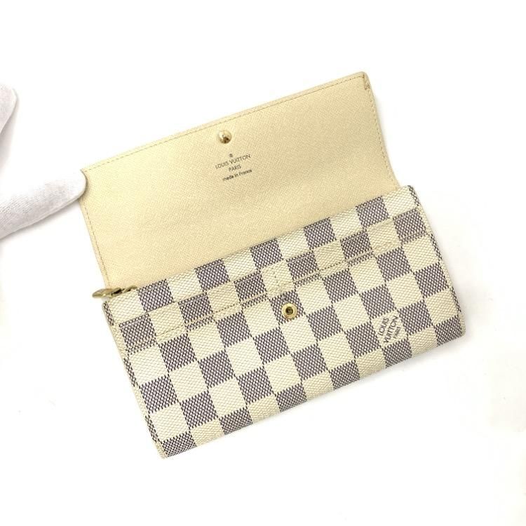 LOUIS VUITTON ルイ・ヴィトン ダミエ アズール ポルトフォイユサラ 長 LOUIS VUITTON ルイ・ヴィトン ダミエ アズール ポルトフォイユサラ 長