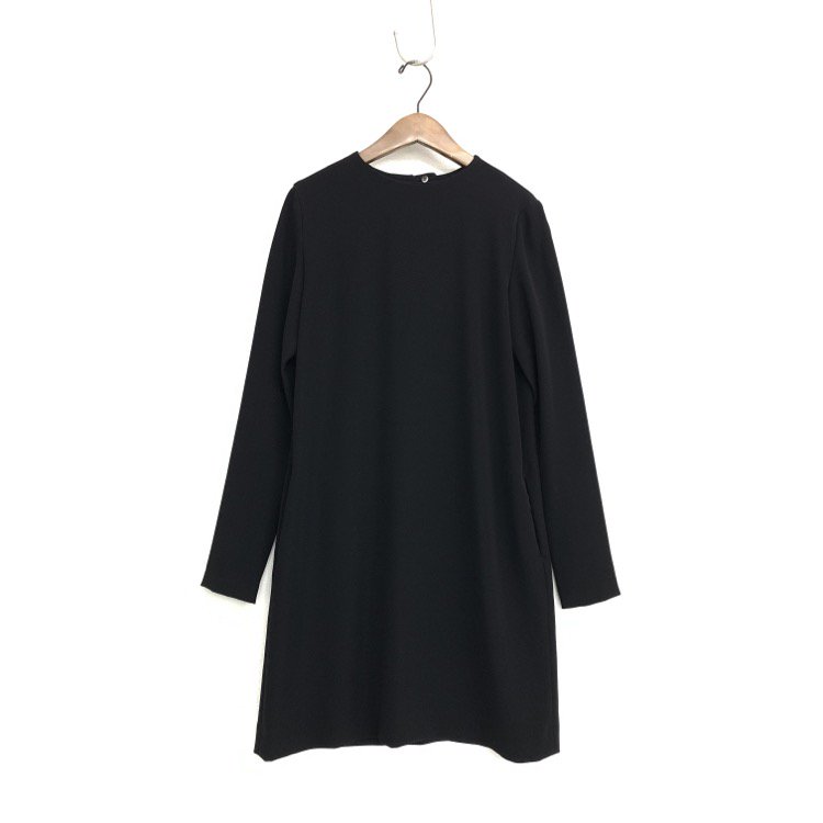 YOKO CHAN ヨーコチャン バックリボンIラインドレス ワンピース ブラック 36 YCD-619-483