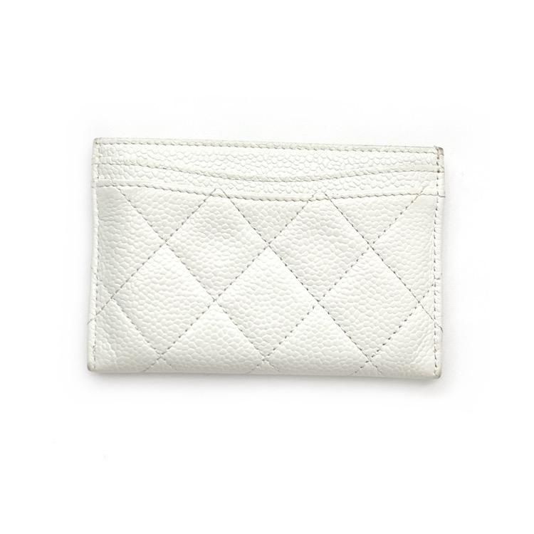 CHANEL シャネル フラット カードケース キャビアスキン CHANEL シャネル フラット カードケース キャビアスキン