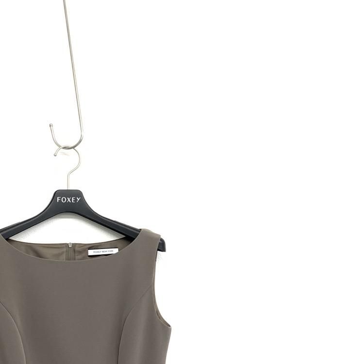 FOXEY NEWYORK フォクシー バロン ドレス ワンピース エスプレッソ 38