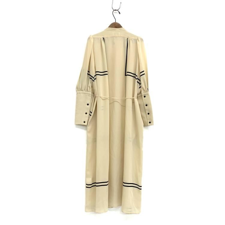 HYKE ハイク PRINTED BALLOON SLEEVE DRESS バルーンスリーブ
