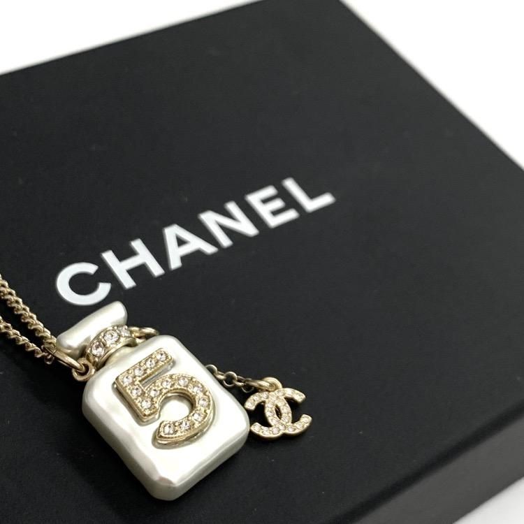 CHANEL シャネル No.5 パフューム ネックレス 香水ボトル ライン ...