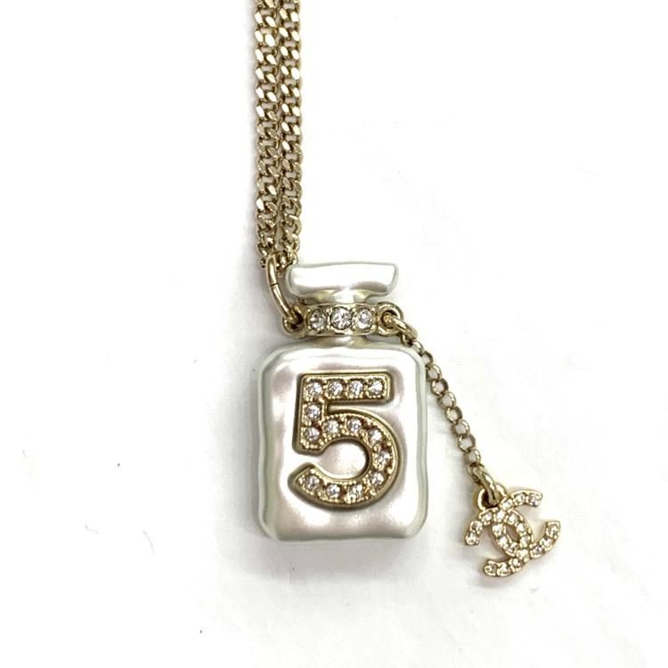 CHANEL シャネル No.5 パフューム ネックレス 香水ボトル ライン