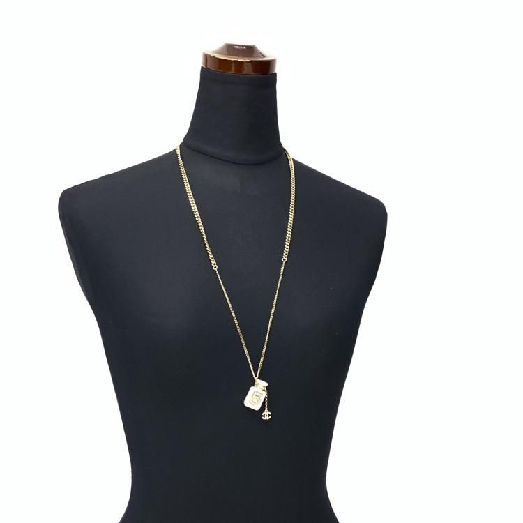 CHANEL シャネル No.5 パフューム ネックレス 香水ボトル ライン CHANEL シャネル No.5 パフューム ネックレス 香水ボトル ライン
