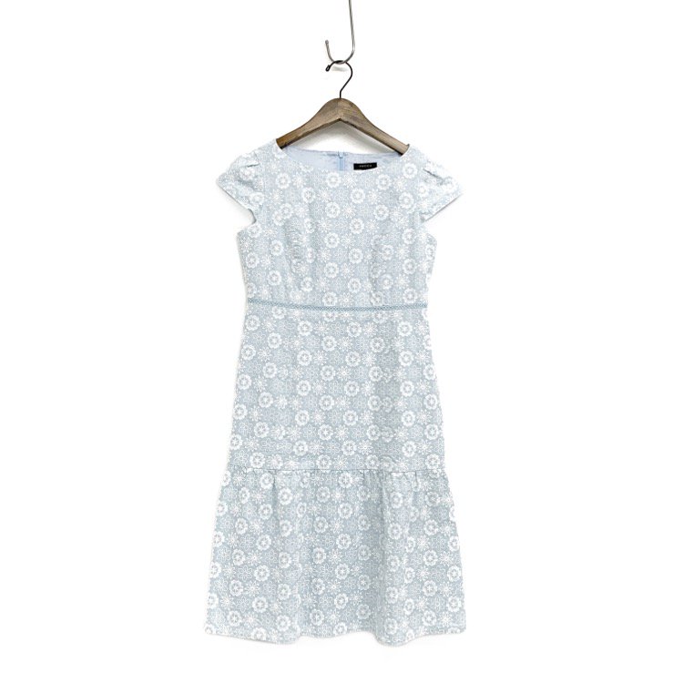 TOCCA トッカ WHITE JASMINE ドレス 刺繍 ワンピース ブルー 4 