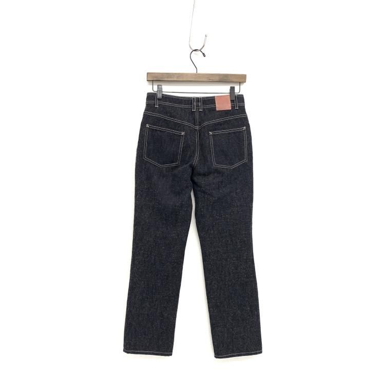 レビューを書けば送料当店負担 HERMES Jeans Jacron Cuir