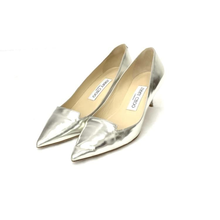 新品 JIMMY CHOO パンプス ミラー シルバー ハイヒール/パンプス