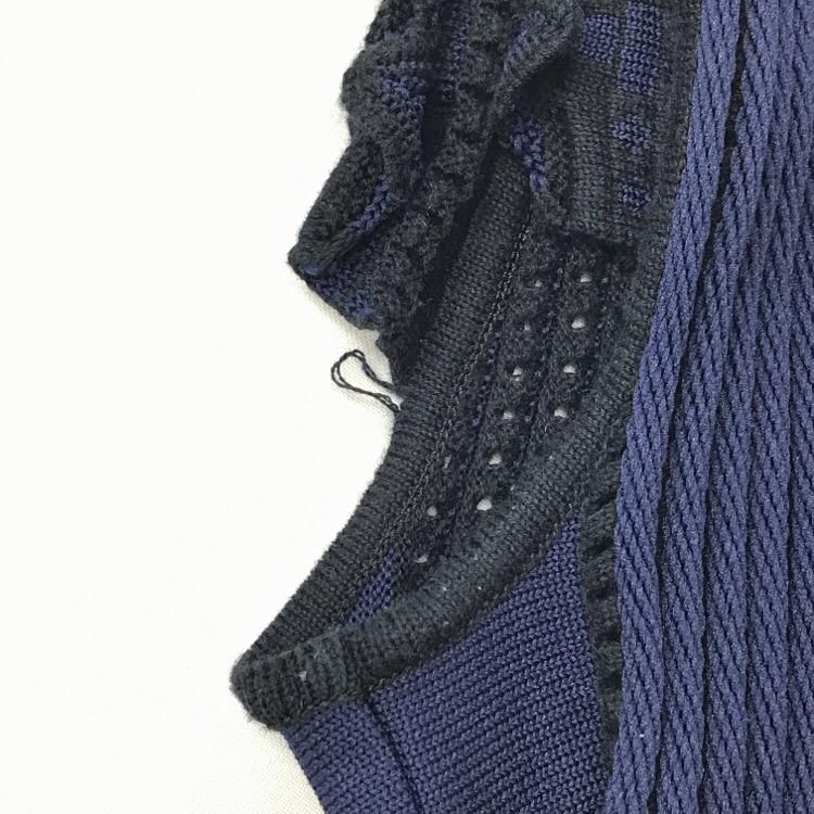 Mame Kurogouchi マメクロゴウチ Net Stripe Tops ニット