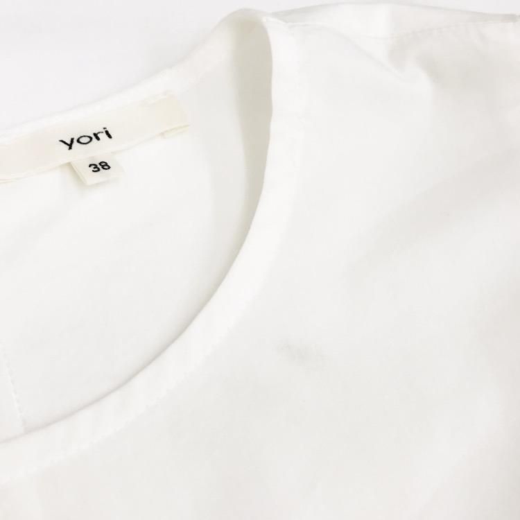 yori フリルスリーブブラウス 38 レディース