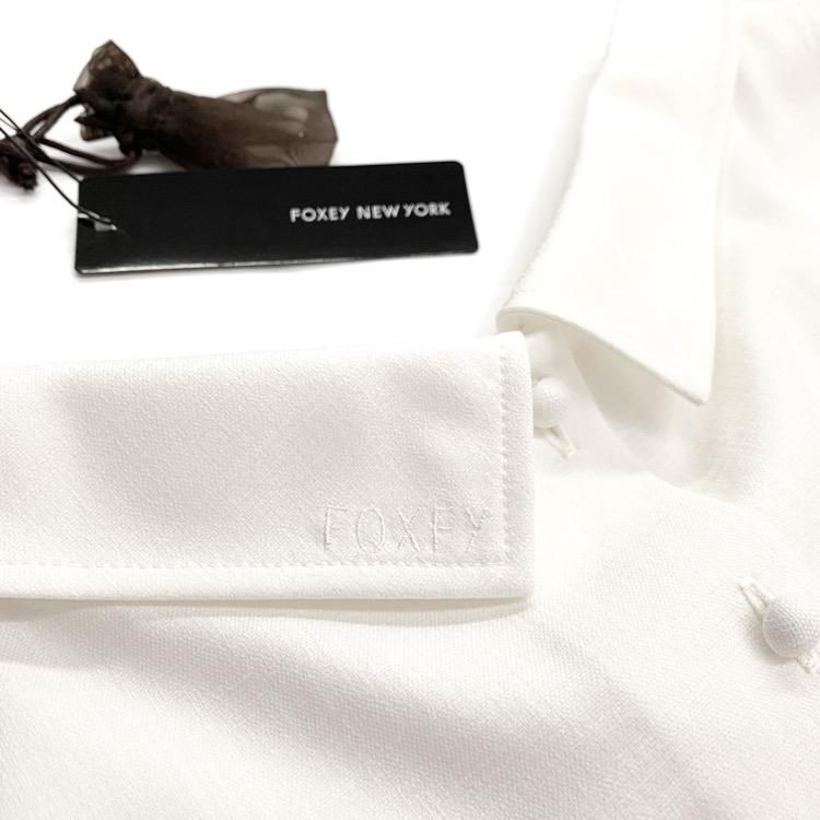 FOXEY NEWYORK フォクシー フリージア ブラウス リネンフェイス