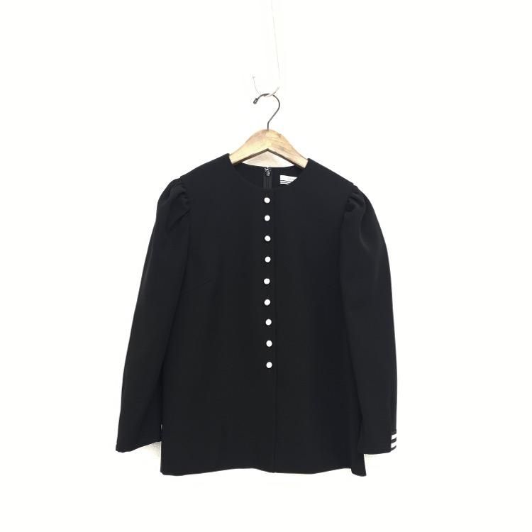 BORDERSatBALCONY BUTTONED TWILL BLOUSE | camillevieraservices.com