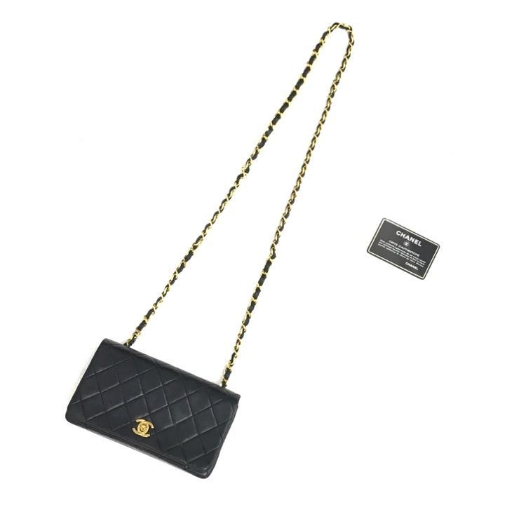CHANEL シャネル ミニマトラッセ シングルチェーンショルダーバッグ
