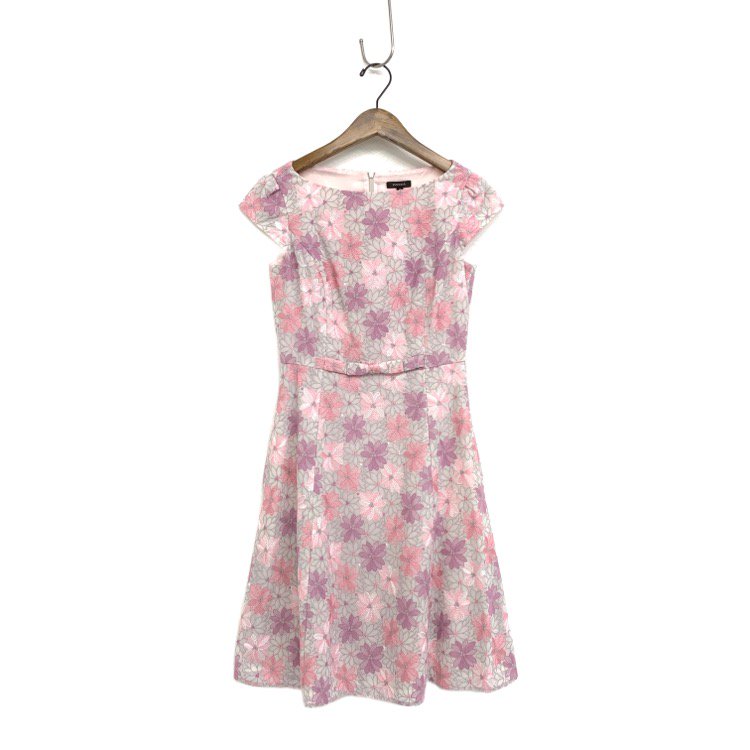 TOCCA トッカ GAZANIA ドレス 刺繍ワンピース ピンク 0 OPTOGA0260