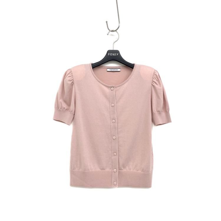 FOXEY NEWYORK フォクシー カーディガン レキシントン ロゴ入