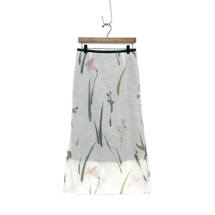 Mame Kurogouchi マメクロゴウチ Botanical Print Skirt ボタニカル