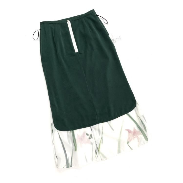 Mame Kurogouchi マメクロゴウチ Botanical Print Skirt Mame Kurogouchi マメクロゴウチ Botanical Print Skirt