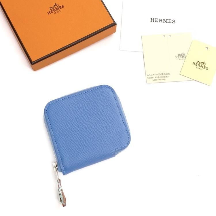 HERMES エルメス 財布・コインケース - 青