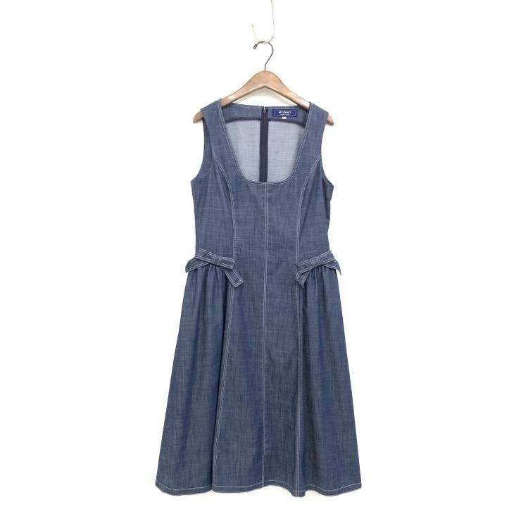 M'S GRACY*デニムジャンパースカート エムズグレイシー デニム素材のジャンパースカート