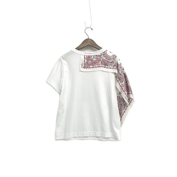 サカイsacai バンダナ柄半袖tシャツドッキング 1 Mサイズ