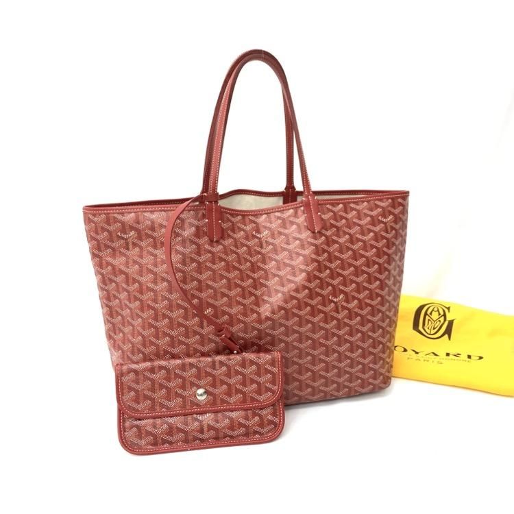 GOYARD ゴヤール サンルイPM トートバッグ レッド - 7YORKU ONLINE GOYARD ゴヤール サンルイPM トートバッグ レッド - 7YORKU ONLINE