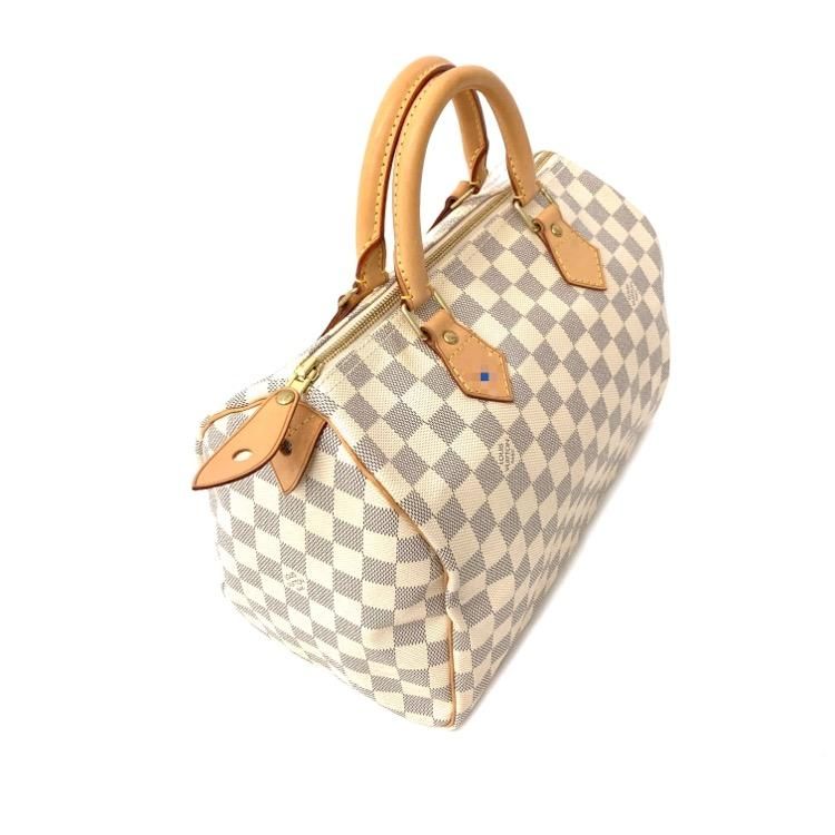 LOUIS VUITTON ルイ・ヴィトン スピーディ30 ダミエ・アズール ボストン バッグ ホワイト N41370 - 7YORKU ONLINE