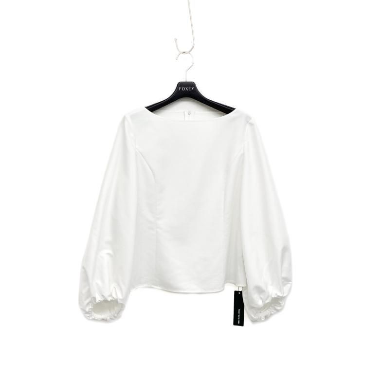 FOXEY NEWYORK フォクシー ブラウス スプリングワルツ パフスリーブ ...