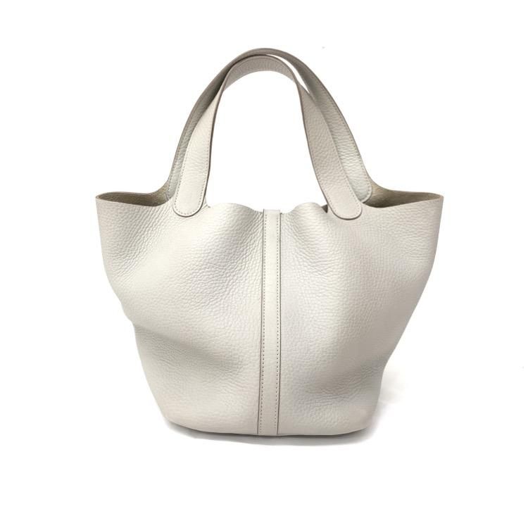 HERMES エルメス ピコタンロック カザックPM パールグレー ホワイト 白 HERMES エルメス ピコタンロック カザックPM パールグレー ホワイト 白