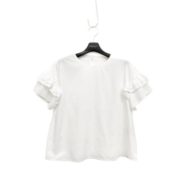 FOXEY NEWYORK ե åեȥॹ꡼T ե륹꡼ ֥饦 ۥ磻 38 38128-NATOF