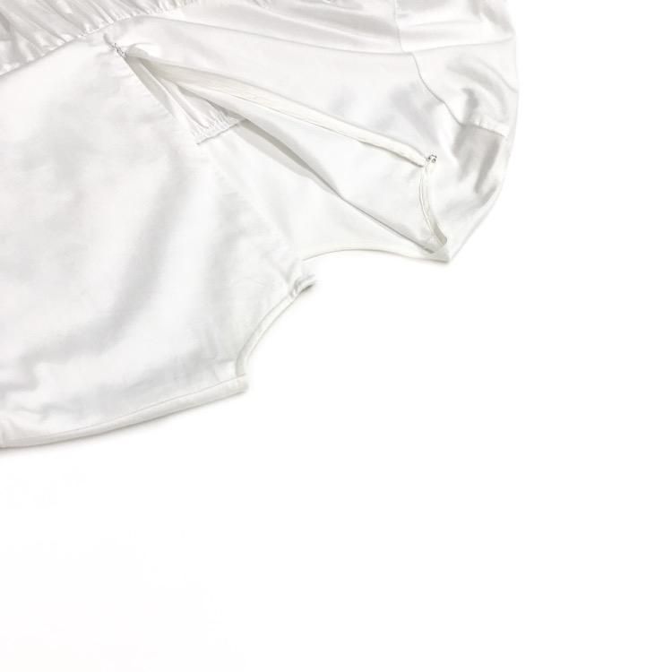 YOKO CHAN ヨーコチャン ヘムスカラップブラウス コットン YOKO CHAN ヨーコチャン ヘムスカラップブラウス コットン