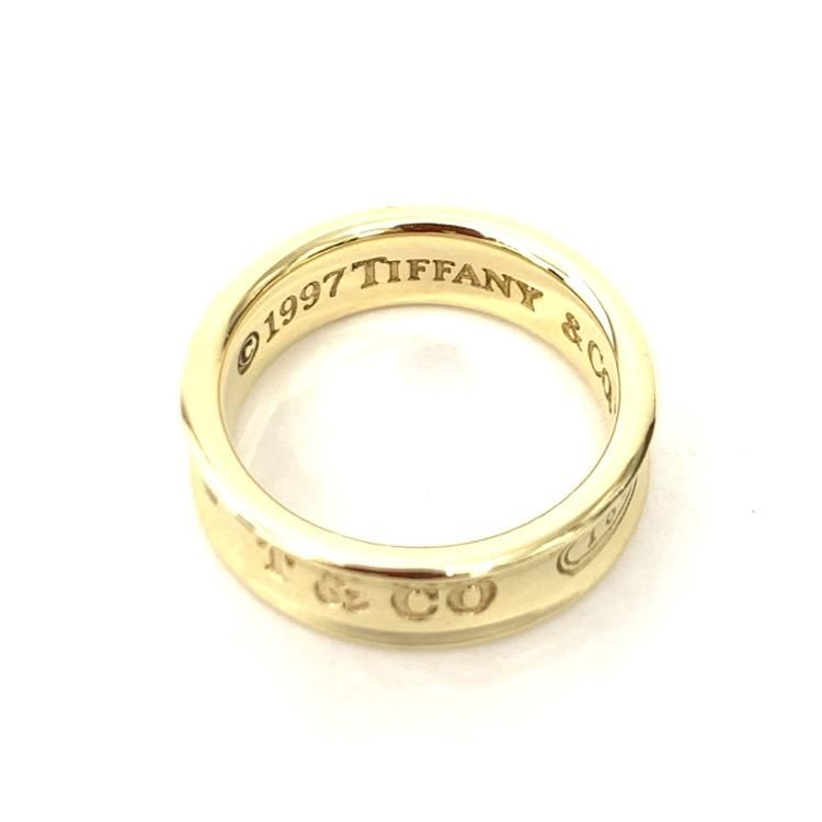TIFFANY ティファニー 1837 ナローリング K18 サイズ14号 7.9g TIFFANY ティファニー 1837 ナローリング K18 サイズ14号 7.9g