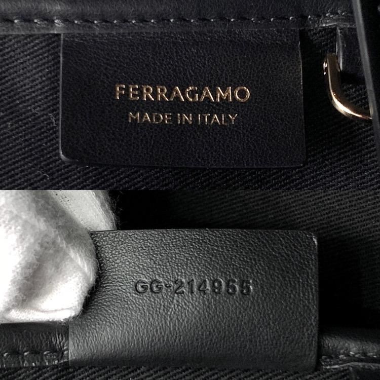 Salvatore Ferragamo フェラガモ メッシュ トートバッグ ポーチ付き