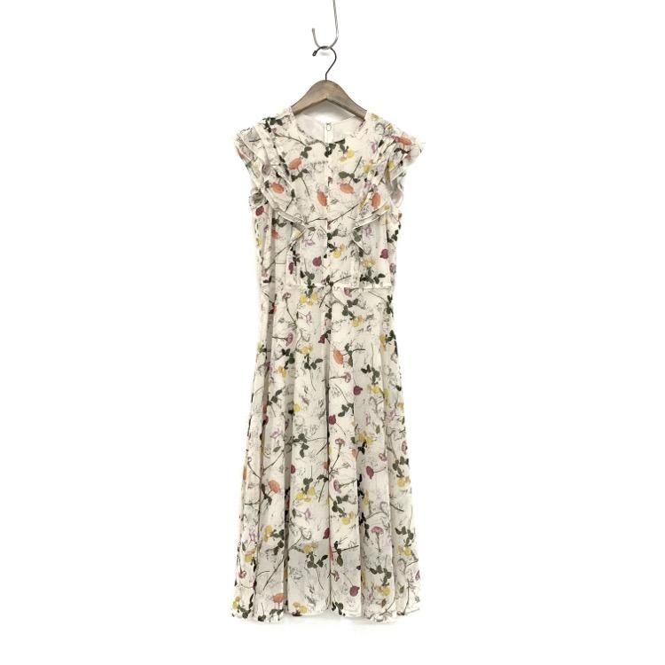 EPOCA エポカ ラスティックフラワー ラッフルコンビドレス 花柄プリントシフォン ワンピース M5J26-764-40 - 7YORKU ONLINE