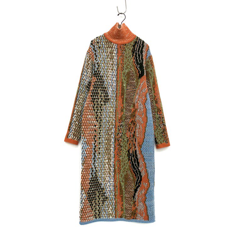 Mame Kurogouchi ޥ᥯ Autumn Knitted Dress ͵˥å  ԡ  1 MM22FW-KN003