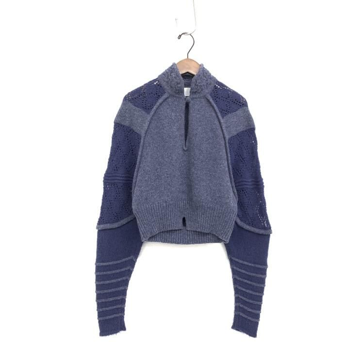Mame Kurogouchi マメクロゴウチ Multiple Knit High-Neck Tops 透かし