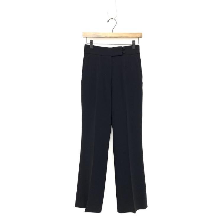 Mame Kurogouchi マメクロゴウチ High Waisted Center Creased Suit Trousers スーツパンツ MM22PF-PT736 - 7YORKU ONLINE Mame Kurogouchi マメクロゴウチ High Waisted Center Creased Suit Trousers スーツパンツ MM22PF-PT736 - 7YORKU ONLINE