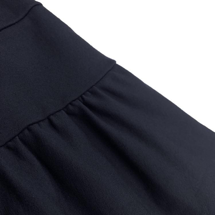 yori ヨリ ぬくぬくヘムフリルブラウス ネイビー F YR2221-123AW