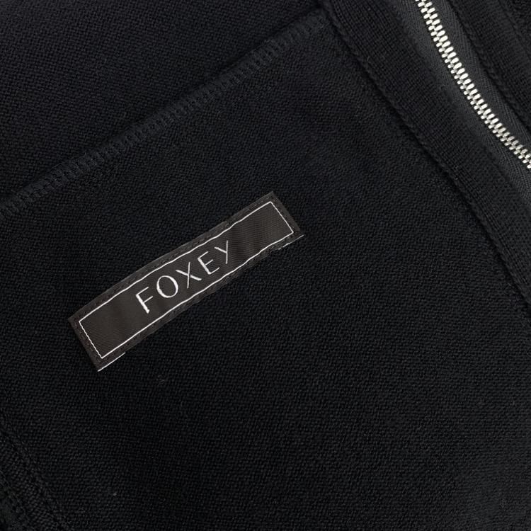 FOXEY フォクシー リトルパーカー カーディガン カシミヤシルク