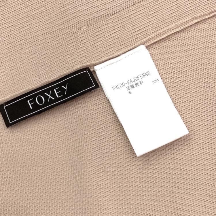 FOXEY フォクシー ショルダーフーディロング カーディガン FOXEY フォクシー ショルダーフーディロング カーディガン