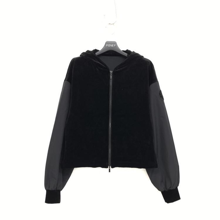 FOXEY NEW YORK フォクシーニューヨーク 42767 ベロアパーカー VELOUR NOIR by FOXEY NEW YORK フォクシー ブルゾン レディV