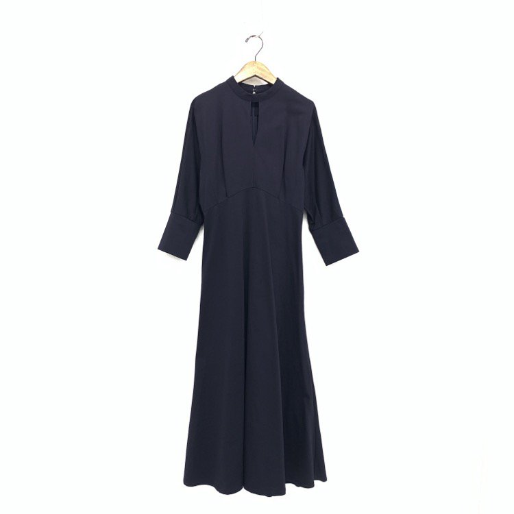 Mame Kurogouchi マメクロゴウチ Cotton Jersey Dress コットンワンピース スリット MM21PF-JS721