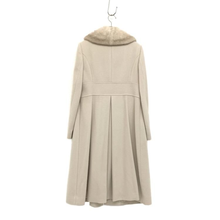 FOXEY フォクシー コート コンサバフォクシー ミンク襟 カシミヤ FOXEY フォクシー コート コンサバフォクシー ミンク襟 カシミヤ