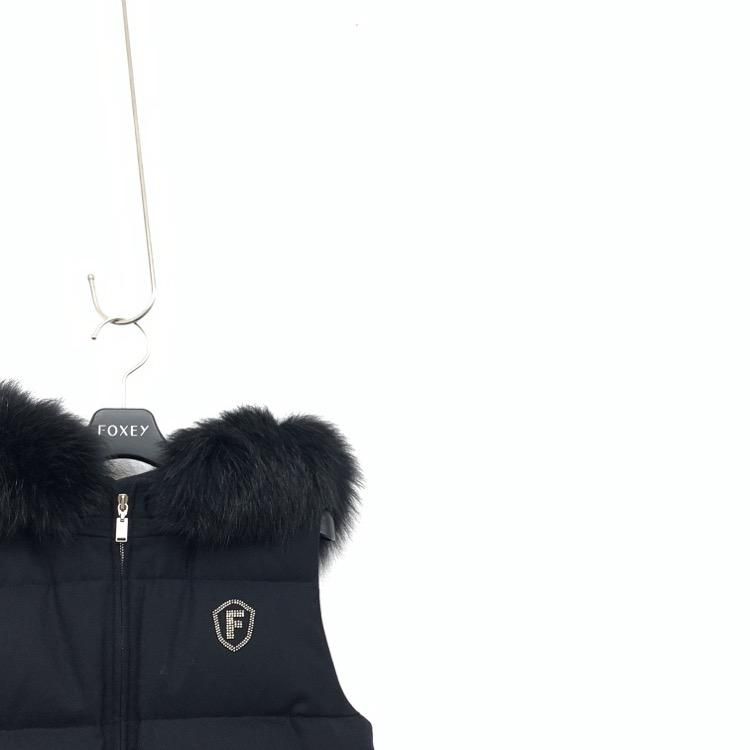 FOXEY フォクシー ダウンベスト シャルール フォックスファー