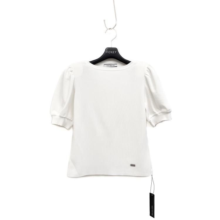 FOXEY NEW YORK フォクシー ニットトップ アベイル パフスリーブ FOXEY NEW YORK フォクシー ニットトップ アベイル パフスリーブ