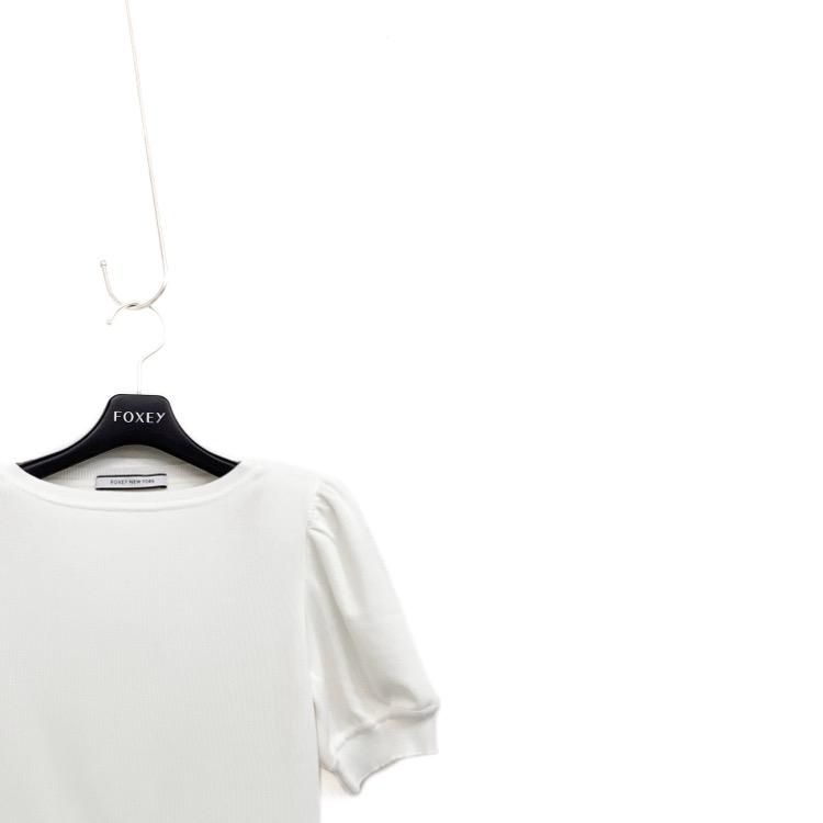 FOXEY NEW YORK フォクシー ニットトップ アベイル パフスリーブ FOXEY NEW YORK フォクシー ニットトップ アベイル パフスリーブ