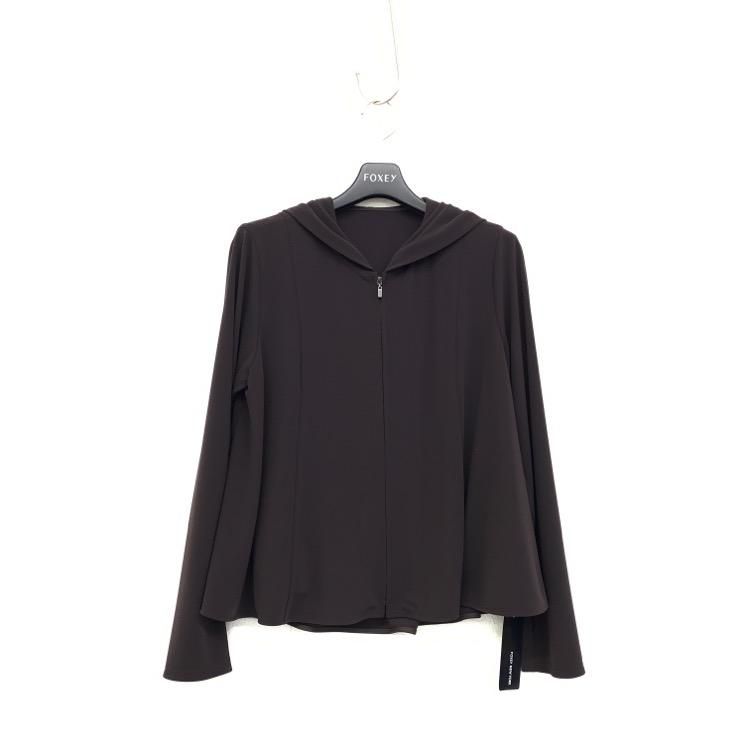 FOXEY NEW YORK フォクシー トップ シェリーパーカ フレアシルエット FOXEY NEW YORK フォクシー トップ シェリーパーカ フレアシルエット