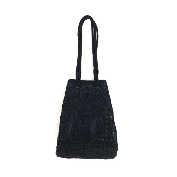 Mame Kurogouchi マメクロゴウチ Cord Embroidery Bucket Bag コード